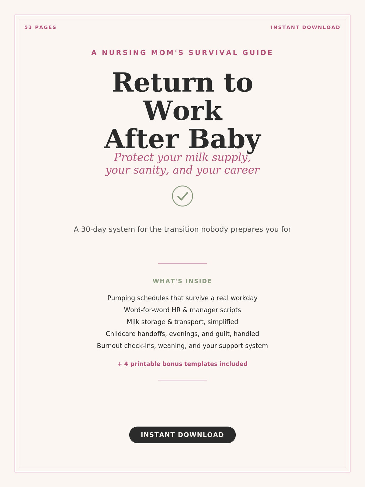 The Working Mom's Guide: Returning to Work After Maternity Leave